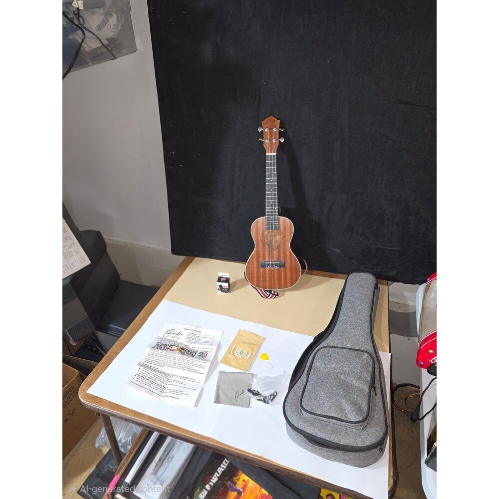 Ranch Guitar UK-23 Concert Ukulele Bundle – Like New